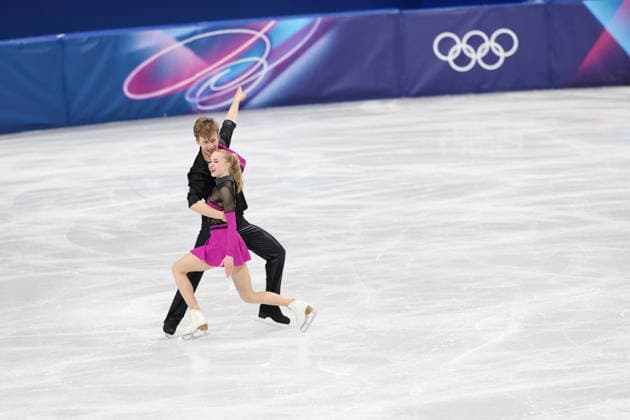 Winter Olympics - Figure skating, Eiskunstlauf Team Event Ice Dance-Rhythm Dance - Milan Milla Reitan and Nikolaj Majorov of Team Sweden compete in the figure skating team event ice dance-rhythm dance during the Milano Cortina 2026 Winter Olympic Games, Olympische Spiele, Olympia, OS at Milano Ice Skating Arena in Milan on February 9, 2026. Photo by Alexis Jumeau ABACAPRESS.COM Milan Italy  Copyright: xJMP ABACAx