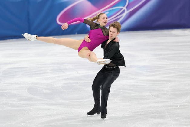 Winter Olympics - Figure skating, Eiskunstlauf Team Event Ice Dance-Rhythm Dance - Milan Milla Reitan and Nikolaj Majorov of Team Sweden compete in the figure skating team event ice dance-rhythm dance during the Milano Cortina 2026 Winter Olympic Games, Olympische Spiele, Olympia, OS at Milano Ice Skating Arena in Milan on February 9, 2026. Photo by Alexis Jumeau ABACAPRESS.COM Milan Italy  Copyright: xJMP ABACAx