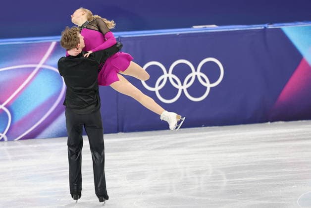 Winter Olympics - Figure skating, Eiskunstlauf Team Event Ice Dance-Rhythm Dance - Milan Milla Reitan and Nikolaj Majorov of Team Sweden compete in the figure skating team event ice dance-rhythm dance during the Milano Cortina 2026 Winter Olympic Games, Olympische Spiele, Olympia, OS at Milano Ice Skating Arena in Milan on February 9, 2026. Photo by Alexis Jumeau ABACAPRESS.COM Milan Italy  Copyright: xJMP ABACAx