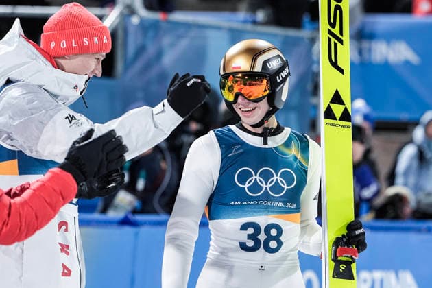 Winter Olympics in Milan Cortina 2026 Val di Fiemme 20260209. Kacper Tomasiak from Poland during the 2nd round of the men s individual normal hill in the Predazzo Ski jumping, Skispringen, Ski, nordisch Stadium during the Winter Olympics in Milano Cortina 2026. Photo: Terje Pedersen NTB Val di Fiemme Norway EDITORIAL USE ONLY. RESTRICTED USE FOR BETTING COMPANIES Ref:_SPOFmjCJ70_lTA.jpg *** Winter Olympics in Milan Cortina 2026 Val di Fiemme 20260209 Kacper Tomasiak from Poland during the 2nd round of the men s individual normal hill in the Predazzo Ski Jumping Stadium during the Winter Olympics in Milano Cortina 2026 Photo Terje Pedersen NTB Val di Fiemme Norway EDITORIAL USE ONLY RESTRICTED USE FOR BETTING COMPANIES  Copyright: xTerjexPedersenx xNTBx