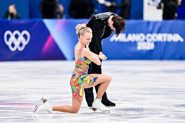 Phebe BEKKER & James HERNANDEZ (GBR), during Ice Dance Rhythm Dance, at the Olympic Winter games, Winterspiele,Spiele, Summer games Milano Cortina 2026, at Milano Ice Skating Arena, on February 9, 2026 in Milan, Italy. Noxthirdxpartyxsales  aflo_319119678