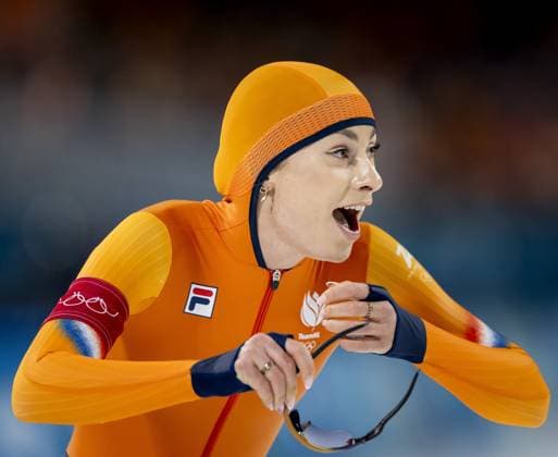 MILAN - Femke Kok during the 1,000 meters of long track Speed skating, Eisschnelllauf at the Milan Speed Skating Stadium at the Milan Winter Olympics. SEM VAN DER WAL ANP xVIxANPxSportx xxANPxIVx 550169720 originalFilename: 550169720.jpg