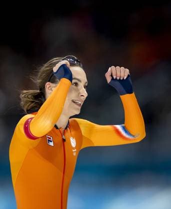 MILAN - Femke Kok during the 1,000 meters of long track Speed skating, Eisschnelllauf at the Milan Speed Skating Stadium at the Milan Winter Olympics. SEM VAN DER WAL ANP xVIxANPxSportx xxANPxIVx 550169757 originalFilename: 550169757.jpg