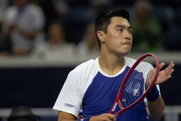 February 9, 2026, Frisco, Texas, USA: BRANDON NAKASHIMA (USA) reacts after winning a menÃ¢â‚¬â ¢s singles match at 2026 Nexo Dallas Open at The Ford Center at The Star in Frisco, Texas. Nakishima defeated Bellucci, 6:3, 6:4. Frisco USA - ZUMAh193 20260209_zsp_h193_042 Copyright: xDanielxMcGregor-Huyerx