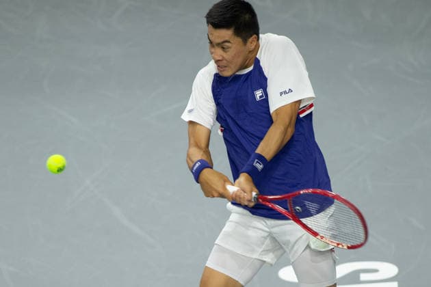 February 9, 2026, Frisco, Texas, USA: BRANDON NAKASHIMA (USA) uses a forehand during a menÃ¢â‚¬â ¢s singles match at 2026 Nexo Dallas Open at The Ford Center at The Star in Frisco, Texas. Nakishima defeated Bellucci, 6:3, 6:4. Frisco USA - ZUMAh193 20260209_zsp_h193_047 Copyright: xDanielxMcGregor-Huyerx