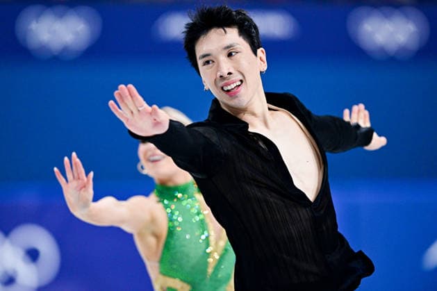 Holly HARRIS & Jason CHAN (AUS), during Ice Dance Rhythm Dance, at the Olympic Winter games, Winterspiele,Spiele, Summer games Milano Cortina 2026, at Milano Ice Skating Arena, on February 9, 2026 in Milan, Italy. Noxthirdxpartyxsales  aflo_319126373