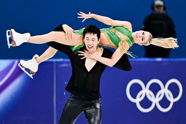 Holly HARRIS & Jason CHAN (AUS), during Ice Dance Rhythm Dance, at the Olympic Winter games, Winterspiele,Spiele, Summer games Milano Cortina 2026, at Milano Ice Skating Arena, on February 9, 2026 in Milan, Italy. Noxthirdxpartyxsales  aflo_319126402