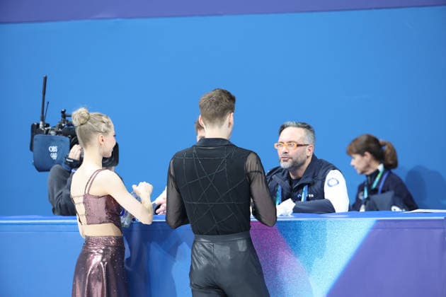 February 9, 2026, Milan, Lombardy, Italy: Juulia Turkkila of Team Finland and Matthias Versluis of Team Finland skate during the Milano Cortina 2026 Olympic Winter games, Winterspiele,Spiele, Summer games at Milano Ice Skating Arena. Olympics 2026: Milano Cortina: Figure skating, Eiskunstlauf - Mixed Ice Dance Rhythm Dance  - ZUMAm117 20260209_oly_m117_002 Copyright: xDavidxMcIntyrex