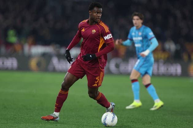 CALCIO - Serie A - AS Roma vs Cagliari Calcio Rome, Italy - February 9, 2026: Evan N Dicka of Roma seen in action during the Serie A Enilive 2025-2026 football match between AS Roma vs Cagliari Calcio at Olympic Stadium. Rome Italy  Copyright: xIPAxSport ABACAx