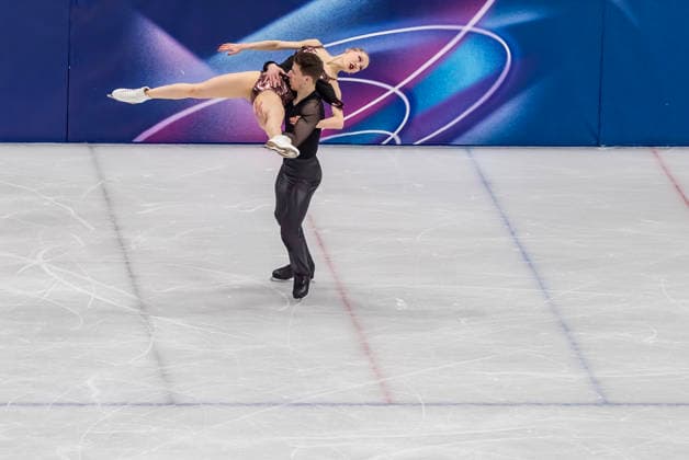 February 9, 2026, Milan, Lombardy, USA: JUULIA TURKKILA and MATTHIAS VERSLUIS of Finland perform during the Team Event - Ice Dance - Rhythm Dance competition at the Milano Ice Skating Arena for the Milano Cortina 2026 Winter Olympics in Milan, Italy. Olympics 2026: Milano Cortina: Team Event Ice Dance Rhythm Dance  - ZUMAa161 20260209_aaa_a161_005 Copyright: xWalterxG.xArcexSr.x