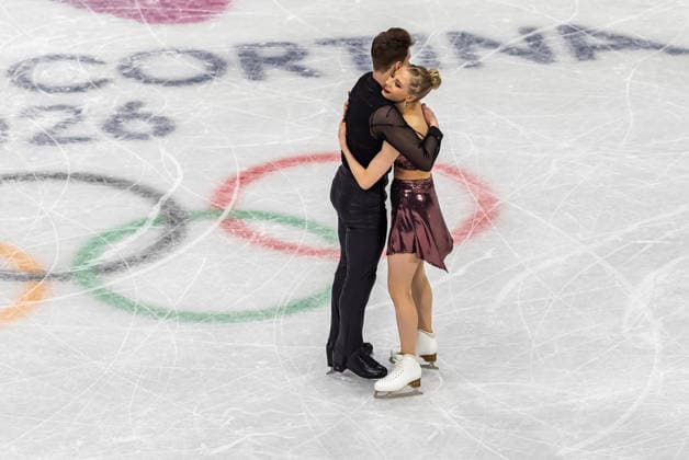 February 9, 2026, Milan, Lombardy, USA: JUULIA TURKKILA and MATTHIAS VERSLUIS of Finland perform during the Team Event - Ice Dance - Rhythm Dance competition at the Milano Ice Skating Arena for the Milano Cortina 2026 Winter Olympics in Milan, Italy. Olympics 2026: Milano Cortina: Team Event Ice Dance Rhythm Dance  - ZUMAa161 20260209_aaa_a161_018 Copyright: xWalterxG.xArcexSr.x
