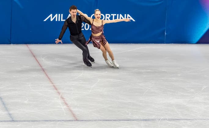 February 9, 2026, Milan, Lombardy, USA: JUULIA TURKKILA and MATTHIAS VERSLUIS of Finland perform during the Team Event - Ice Dance - Rhythm Dance competition at the Milano Ice Skating Arena for the Milano Cortina 2026 Winter Olympics in Milan, Italy. Milan USA - ZUMAa161 20260209_aaa_a161_015 Copyright: xWalterxG.xArcexSr.x