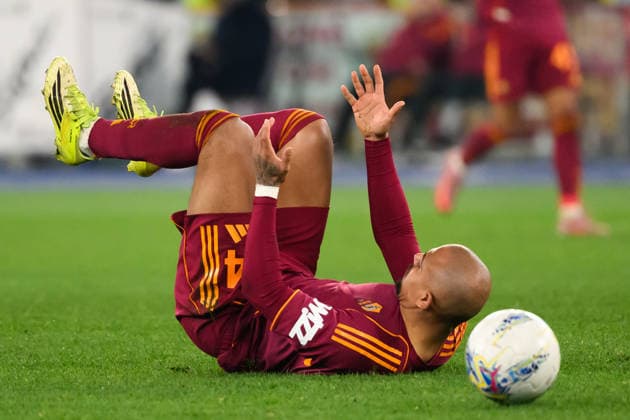 Donyell Malen of AS Roma reacts during the Serie A 2025 2026 football match between AS Roma and Cagliari Calcio at Stadio Olimpico in Rome (Italy), February 9, 2026. AndreaxStaccioli