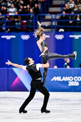 Marie-Jade LAURIAULT & Romain LE GAC (CAN), during Ice Dance Rhythm Dance, at the Olympic Winter games, Winterspiele,Spiele, Summer games Milano Cortina 2026, at Milano Ice Skating Arena, on February 9, 2026 in Milan, Italy. Noxthirdxpartyxsales  aflo_319131182