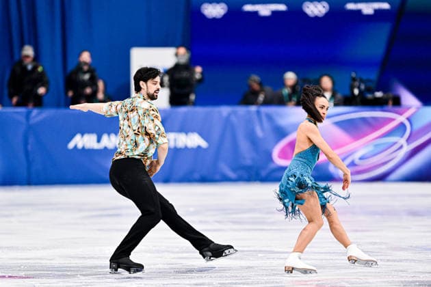 Jennifer JANSE van RENSBURG & Benjamin STEFFAN (GER), during Ice Dance Rhythm Dance, at the Olympic Winter games, Winterspiele,Spiele, Summer games Milano Cortina 2026, at Milano Ice Skating Arena, on February 9, 2026 in Milan, Italy. Noxthirdxpartyxsales  aflo_319131227