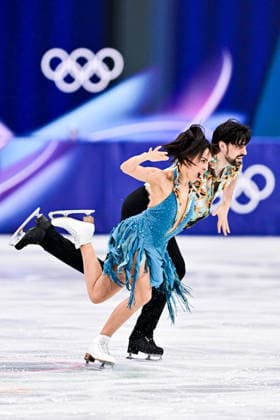 Jennifer JANSE van RENSBURG & Benjamin STEFFAN (GER), during Ice Dance Rhythm Dance, at the Olympic Winter games, Winterspiele,Spiele, Summer games Milano Cortina 2026, at Milano Ice Skating Arena, on February 9, 2026 in Milan, Italy. Noxthirdxpartyxsales  aflo_319131284