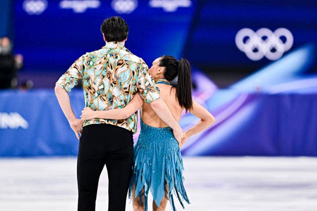 Jennifer JANSE van RENSBURG & Benjamin STEFFAN (GER), during Ice Dance Rhythm Dance, at the Olympic Winter games, Winterspiele,Spiele, Summer games Milano Cortina 2026, at Milano Ice Skating Arena, on February 9, 2026 in Milan, Italy. Noxthirdxpartyxsales  aflo_319131347
