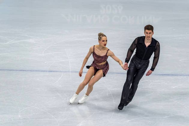 February 9, 2026, Milan, Lombardy, USA: JUULIA TURKKILA and MATTHIAS VERSLUIS of Finland perform during the Team Event - Ice Dance - Rhythm Dance competition at the Milano Ice Skating Arena for the Milano Cortina 2026 Winter Olympics in Milan, Italy. Milan USA - ZUMAa161 20260209_aaa_a161_030 Copyright: xWalterxG.xArcexSr.x