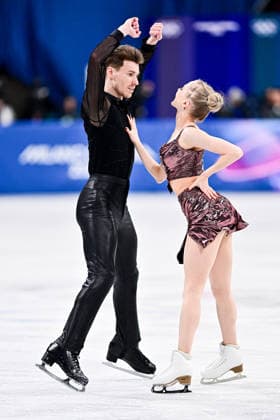 Juulia TURKKILA & Matthias VERSLUIS (FIN), during Ice Dance Rhythm Dance, at the Olympic Winter games, Winterspiele,Spiele, Summer games Milano Cortina 2026, at Milano Ice Skating Arena, on February 9, 2026 in Milan, Italy. Noxthirdxpartyxsales  aflo_319135743
