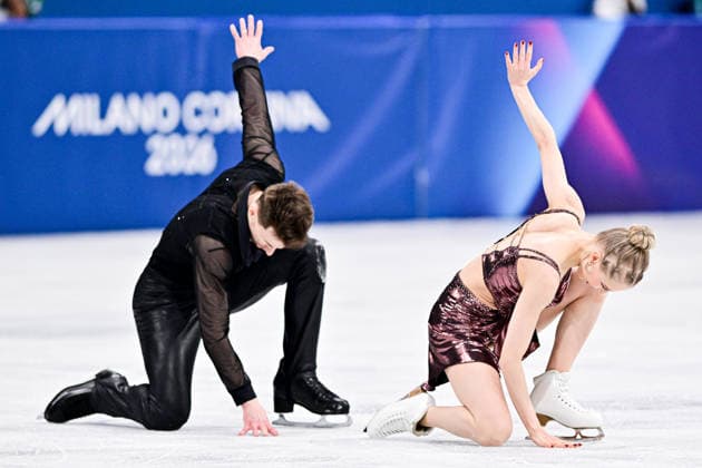 Juulia TURKKILA & Matthias VERSLUIS (FIN), during Ice Dance Rhythm Dance, at the Olympic Winter games, Winterspiele,Spiele, Summer games Milano Cortina 2026, at Milano Ice Skating Arena, on February 9, 2026 in Milan, Italy. Noxthirdxpartyxsales  aflo_319135767