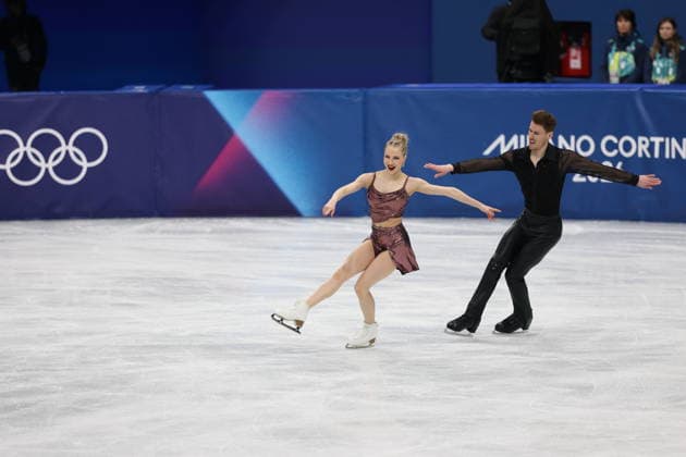 Winter Olympics - Figure skating, Eiskunstlauf Team Event Ice Dance-Rhythm Dance - Milan Juulia Turkkila and partner Matthias Versluis of Team Finland compete in the figure skating team event ice dance-rhythm dance during the Milano Cortina 2026 Winter Olympic Games, Olympische Spiele, Olympia, OS at Milano Ice Skating Arena in Milan on February 9, 2026. Photo by Alexis Jumeau ABACAPRESS.COM Milan Italy  Copyright: xJMP ABACAx