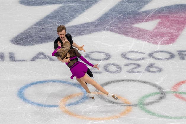 February 9, 2026, Milan, Lombardy, USA: MILLA RUUD REITAN and NIKOLAJ MAJOROV of Sweden perform during the Team Event - Ice Dance - Rhythm Dance competition at the Milano Ice Skating Arena for the Milano Cortina 2026 Winter Olympics in Milan, Italy. Milan USA - ZUMAa161 20260209_aaa_a161_064 Copyright: xWalterxG.xArcexSr.x