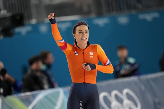 KOK Femke from Nederland during the 1000 mt women Speed skating, Eisschnelllauf at the Milano Cortina 2026 Winter Olympics, in Milan (Italy) February 9, 2026 (Photo Gian Mattia D Alberto LaPresse)  Copyright: xGianxMattiaxD Alberto LaPressex
