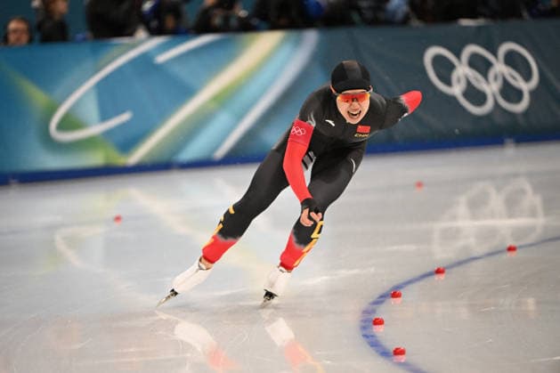 Winter Olympics - Women s 1000M Speed skating, Eisschnelllauf - Milan TIAN Ruining (CHN) during Speed Skating, Olympic Winter games, Winterspiele,Spiele, Summer games Milano-Cortina 2026 in Milan, Italy on February 9, 2026. Photo by Filippo Tomasi IPA ABACAPRESS.COM Milan Italy  Copyright: xIPAxSport ABACAx