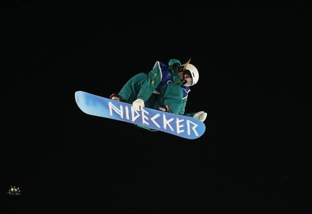 Meila Stalker (Australia) competes during the Women s Big Air Snowboard competition on Day 3 of the Milano Cortina 2026 Winter Olympic Games, Olympische Spiele, Olympia, OS at Livigno Snow Park on February 9, 2026 in Livigno, Italy. Thor Wegner DeFodi Images (Photo by DeFodi Images) - *** Meila Stalker Australia competes during the Women s Big Air Snowboard competition on Day 3 of the Milano Cortina 2026 Winter Olympic games at Livigno Snow Park on February 9, 2026 in Livigno, Italy Thor Wegner DeFodi Images Photo by DeFodi Images