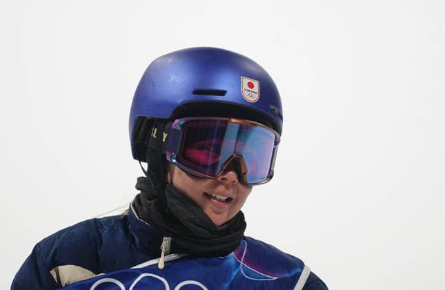 Mari Fukada (Japan) competes during the Women s Big Air Snowboard competition on Day 3 of the Milano Cortina 2026 Winter Olympic Games, Olympische Spiele, Olympia, OS at Livigno Snow Park on February 9, 2026 in Livigno, Italy. Thor Wegner DeFodi Images (Photo by DeFodi Images) - *** Mari Fukada Japan competes during the Women s Big Air Snowboard competition on Day 3 of the Milano Cortina 2026 Winter Olympic games at Livigno Snow Park on February 9, 2026 in Livigno, Italy Thor Wegner DeFodi Images Photo by DeFodi Images