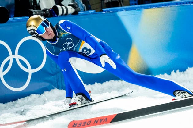 Ski jumping, Skispringen, Ski, nordisch - Milano Cortina 2026 Winter Olympics Day 3 Timi Zajc of Team Austria in action in the Men s Ski Jumping normal hill Individual HS107 competition during day three of the Milano Cortina 2026 Winter Olympics at Predazzo Ski Jumping Stadium in Predazzo, Italy. Predazzo Italy  Copyright: xAndrzejxIwanczukx originalFilename:iwanczuk-skijumpi260210_npmrH.jpg