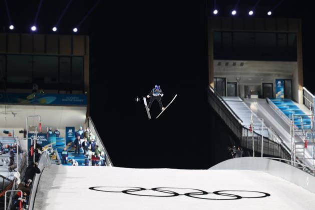 Ryoyu Kobayashi (JPN), FEBRUARY 9, 2026 - Ski jumping, Skispringen, Ski, nordisch : Men s Individual Normal Hill during the Milano Cortina 2026 Olympic Winter games, Winterspiele,Spiele, Summer games at Predazzo Ski Jumping Stadium in Predazzo, Italy. Noxthirdxpartyxsales  aflo_319147108