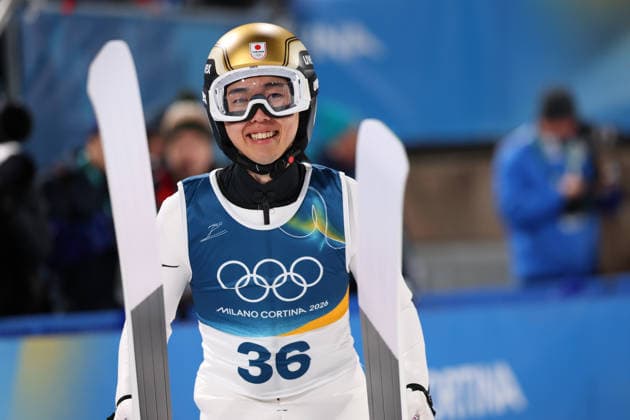 Naoki Nakamura (JPN), FEBRUARY 9, 2026 - Ski jumping, Skispringen, Ski, nordisch : Men s Individual Normal Hill during the Milano Cortina 2026 Olympic Winter games, Winterspiele,Spiele, Summer games Final Round at Predazzo Ski Jumping Stadium in Predazzo, Italy. Noxthirdxpartyxsales  aflo_319147628