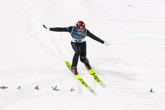 Ren Nikaido (JPN), FEBRUARY 9, 2026 - Ski jumping, Skispringen, Ski, nordisch : Men s Individual Normal Hill during the Milano Cortina 2026 Olympic Winter games, Winterspiele,Spiele, Summer games at Predazzo Ski Jumping Stadium in Predazzo, Italy. Noxthirdxpartyxsales  aflo_319156316
