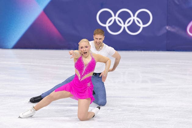 Winter Olympics - Figure skating, Eiskunstlauf Team Event Ice Dance-Rhythm Dance - Milan AJ Natalie Taschlerova and Filip Taschler of Team Czechia compete in the figure skating team event ice dance-rhythm dance during the Milano Cortina 2026 Winter Olympic Games, Olympische Spiele, Olympia, OS at Milano Ice Skating Arena in Milan on February 9, 2026. Photo by Alexis Jumeau ABACAPRESS.COM Milan  Copyright: xJumeauxAlexis ABACAx