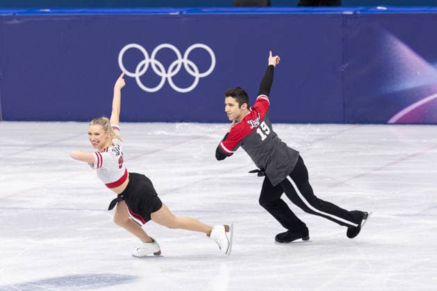 Winter Olympics - Figure skating, Eiskunstlauf Team Event Ice Dance-Rhythm Dance - Milan AJ Marjorie Lajoie and Zachary Lagha of Team Canada compete in the figure skating team event ice dance-rhythm dance during the Milano Cortina 2026 Winter Olympic Games, Olympische Spiele, Olympia, OS at Milano Ice Skating Arena in Milan on February 9, 2026. Photo by Alexis Jumeau ABACAPRESS.COM Milan  Copyright: xJumeauxAlexis ABACAx