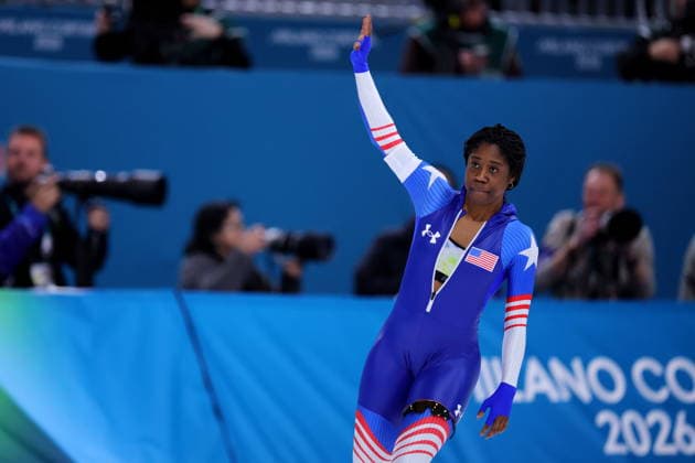 Erin Jackson (USA), FEBRUARY 9, 2026 - Speed skating, Eisschnelllauf : Women s 1000m during the Milano Cortina 2026 Olympic Winter games, Winterspiele,Spiele, Summer games at Milano Speed Skating Stadium in Milan, Italy. Noxthirdxpartyxsales  aflo_319167037
