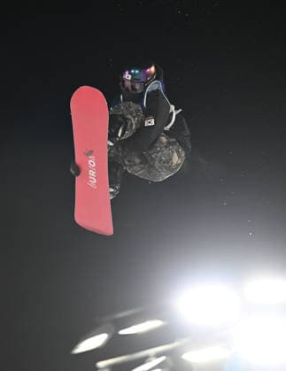 260209 -- LIVIGNO, Feb. 9, 2026 -- Yu Seungeun of South Korea competes during the snowboard women s big air final match at the Milan-Cortina 2026 Olympic Winter games, Winterspiele,Spiele, Summer games in Livigno, Italy, Feb. 9, 2026. MICO2026ITALY-LIVIGNO-OLYMPIC WINTER GAMES-SNOWBOARD-WOMEN S BIG AIR-FINAL XiaxYifang  (MICO2026)ITALY-LIVIGNO-OLYMPIC WINTER GAMES-SNOWBOARD-WOMEN S BIG AIR-FINAL IMAGO XiaxYifang  imago images 0847199313