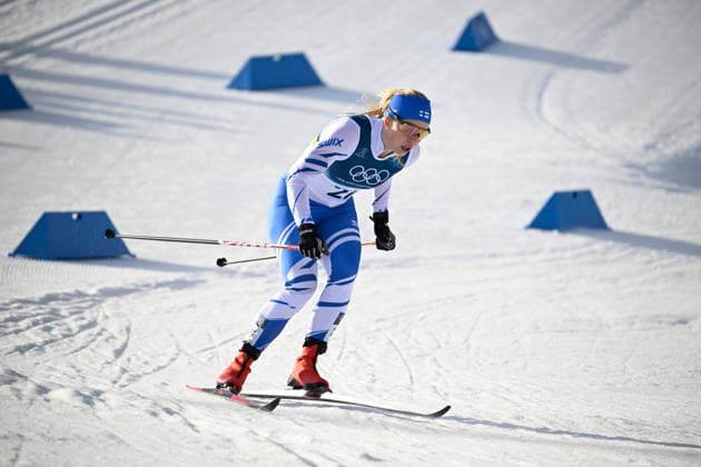 LKS 20260210 Amanda Saari of Finland competes during the women s Sprint Classic Qualification at the Milano Cortina Winter Olympics at the Tesero Cross Country Skiing Stadium on February 10, 2026. - MARKKU ULANDER Tesero Italy JI6X0YGwDjY  Copyright: xMarkkuxUlanderx JI6X0YGwDjY
