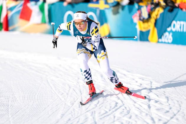 OLYMPICS - Winter Olympic Games, Olympische Spiele, Olympia, OS Milano Cortina 2026 TESERO,ITALY,10.FEB.26 - OLYMPICS, NORDIC SKIING, CROSS COUNTRY SKIING - Winter Olympic Games Milano Cortina 2026, sprint classic, men and women, qualification. Image shows Johanna Hagstroem (SWE).  GEPAxpictures xMatthiasxTrinkl