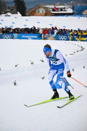 LKS 20260210 Joni Mäki of Finland during the men s Sprint Classic Qualification at the Milano Cortina Winter Olympics at the Tesero Cross Country Skiing Stadium on February 10, 2026. - MARKKU ULANDER Tesero Italy 0CJFqViVW1U  Copyright: xMarkkuxUlanderx 0CJFqViVW1U