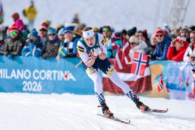 OLYMPICS - Winter Olympic Games, Olympische Spiele, Olympia, OS Milano Cortina 2026 TESERO,ITALY,10.FEB.26 - OLYMPICS, NORDIC SKIING, CROSS COUNTRY SKIING - Winter Olympic Games Milano Cortina 2026, sprint classic, men and women, qualification. Image shows Anton Grahn (SWE).  GEPAxpictures xMatthiasxTrinkl