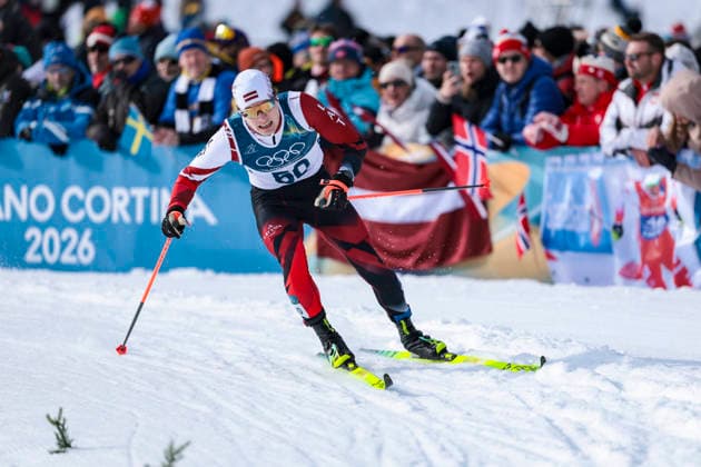 OLYMPICS - Winter Olympic Games, Olympische Spiele, Olympia, OS Milano Cortina 2026 TESERO,ITALY,10.FEB.26 - OLYMPICS, NORDIC SKIING, CROSS COUNTRY SKIING - Winter Olympic Games Milano Cortina 2026, sprint classic, men and women, qualification. Image shows Lauris Kaparkalejs (LAT).  GEPAxpictures xMatthiasxTrinkl