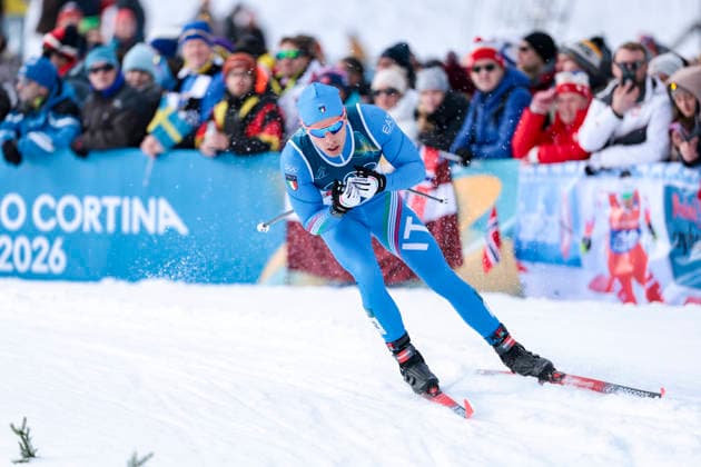 OLYMPICS - Winter Olympic Games, Olympische Spiele, Olympia, OS Milano Cortina 2026 TESERO,ITALY,10.FEB.26 - OLYMPICS, NORDIC SKIING, CROSS COUNTRY SKIING - Winter Olympic Games Milano Cortina 2026, sprint classic, men and women, qualification. Image shows Elia Barp (ITA).  GEPAxpictures xMatthiasxTrinkl