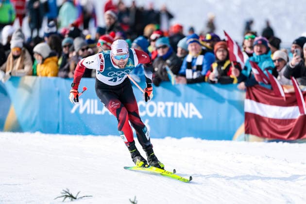 OLYMPICS - Winter Olympic Games, Olympische Spiele, Olympia, OS Milano Cortina 2026 TESERO,ITALY,10.FEB.26 - OLYMPICS, NORDIC SKIING, CROSS COUNTRY SKIING - Winter Olympic Games Milano Cortina 2026, sprint classic, men and women, qualification. Image shows Raimo Vigants (LAT).  GEPAxpictures xMatthiasxTrinkl