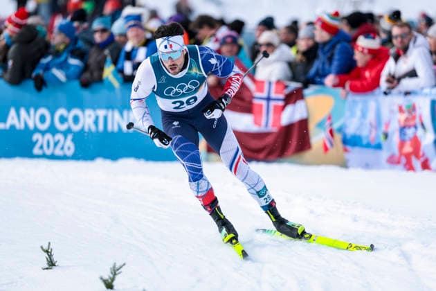 OLYMPICS - Winter Olympic Games, Olympische Spiele, Olympia, OS Milano Cortina 2026 TESERO,ITALY,10.FEB.26 - OLYMPICS, NORDIC SKIING, CROSS COUNTRY SKIING - Winter Olympic Games Milano Cortina 2026, sprint classic, men and women, qualification. Image shows Lucas Chanavat (FRA).  GEPAxpictures xMatthiasxTrinkl