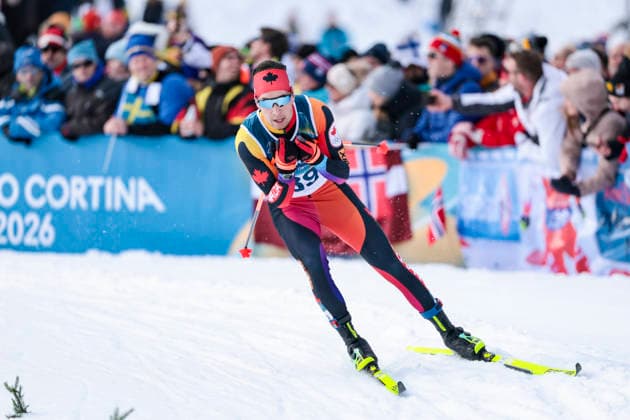 OLYMPICS - Winter Olympic Games, Olympische Spiele, Olympia, OS Milano Cortina 2026 TESERO,ITALY,10.FEB.26 - OLYMPICS, NORDIC SKIING, CROSS COUNTRY SKIING - Winter Olympic Games Milano Cortina 2026, sprint classic, men and women, qualification. Image shows Xavier McKeever (CAN).  GEPAxpictures xMatthiasxTrinkl