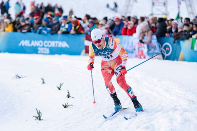 OLYMPICS - Winter Olympic Games, Olympische Spiele, Olympia, OS Milano Cortina 2026 TESERO,ITALY,10.FEB.26 - OLYMPICS, NORDIC SKIING, CROSS COUNTRY SKIING - Winter Olympic Games Milano Cortina 2026, sprint classic, men and women, qualification. Image shows Marc Colell Pantebre (ESP).  GEPAxpictures xMatthiasxTrinkl
