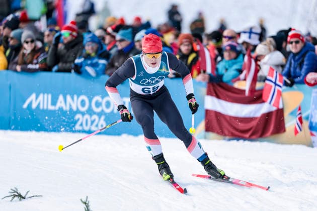 OLYMPICS - Winter Olympic Games, Olympische Spiele, Olympia, OS Milano Cortina 2026 TESERO,ITALY,10.FEB.26 - OLYMPICS, NORDIC SKIING, CROSS COUNTRY SKIING - Winter Olympic Games Milano Cortina 2026, sprint classic, men and women, qualification. Image shows Minglin Li (CHN).  GEPAxpictures xMatthiasxTrinkl