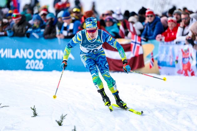 OLYMPICS - Winter Olympic Games, Olympische Spiele, Olympia, OS Milano Cortina 2026 TESERO,ITALY,10.FEB.26 - OLYMPICS, NORDIC SKIING, CROSS COUNTRY SKIING - Winter Olympic Games Milano Cortina 2026, sprint classic, men and women, qualification. Image shows Dmytro Drahun (UKR).  GEPAxpictures xMatthiasxTrinkl